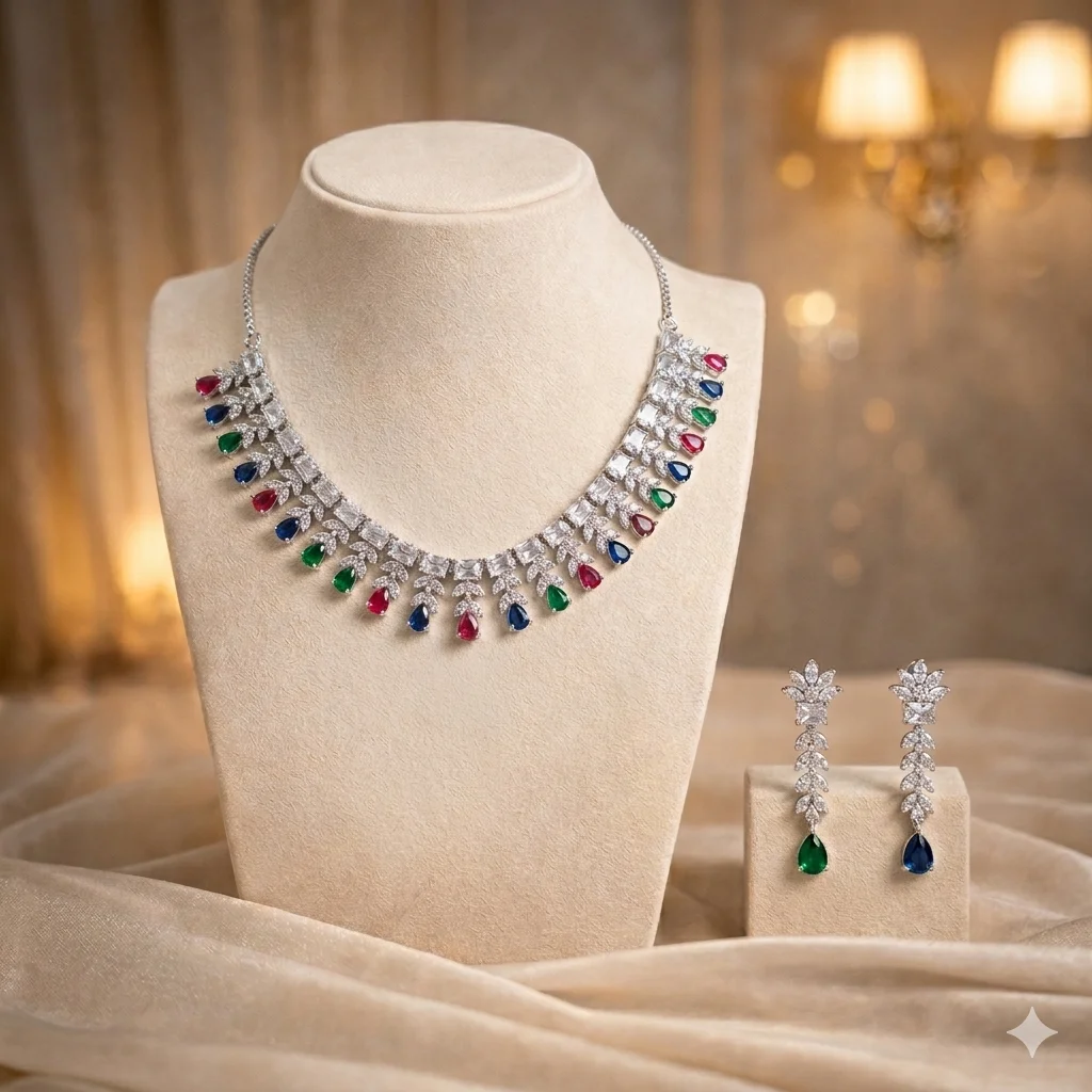 Rang Leher Necklace Set