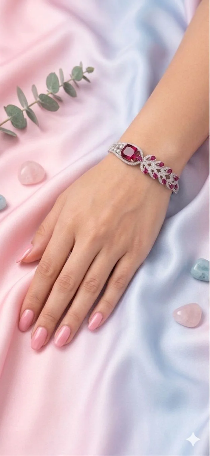❤️ Crimson Bloom AD Bracelet